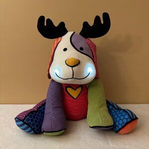 Britto 26" Jumbo Sized Reindog Musical & Light Up Plush / Works